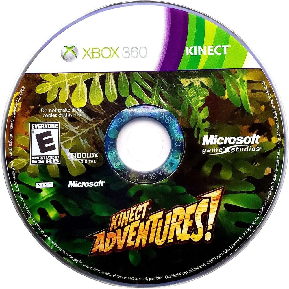 Kinect Adventures - Microsoft Xbox 360  Kinect Sensor Card Included